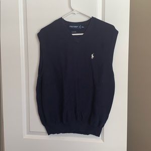 Polo golf navy vest